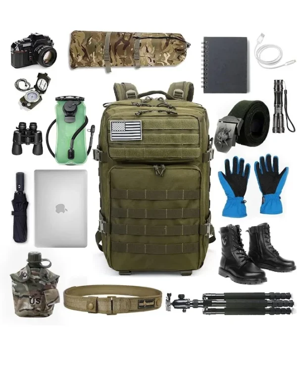 ​Mochila Táctica Militarizada 45L – Dominio Total en el Kit Apocalipsis​ - Imagen 5