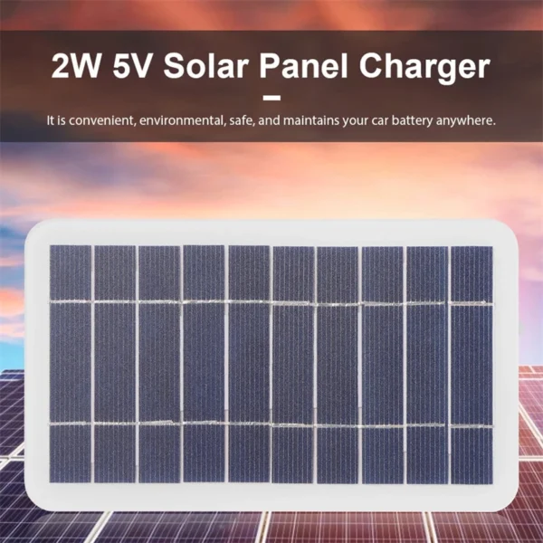 Panel Solar USB 2W/5W: Carga Rápida y Portátil para Tu Kit Apocalipsis - Imagen 3