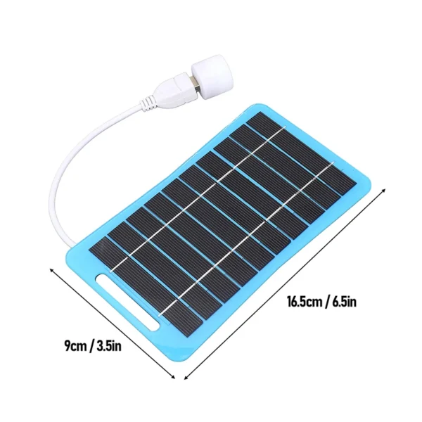Panel Solar USB 2W/5W: Carga Rápida y Portátil para Tu Kit Apocalipsis - Imagen 7