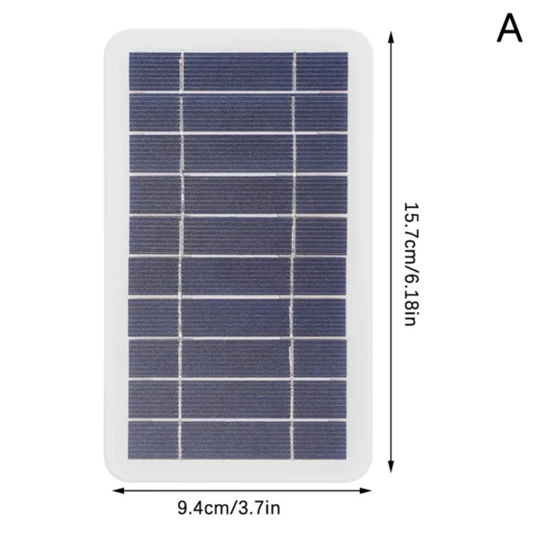 Panel Solar USB 2W/5W: Carga Rápida y Portátil para Tu Kit Apocalipsis - Imagen 9