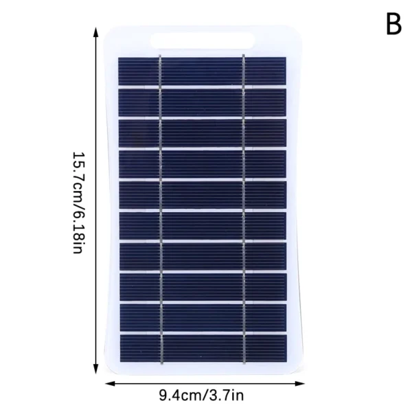 Panel Solar USB 2W/5W: Carga Rápida y Portátil para Tu Kit Apocalipsis - Imagen 8